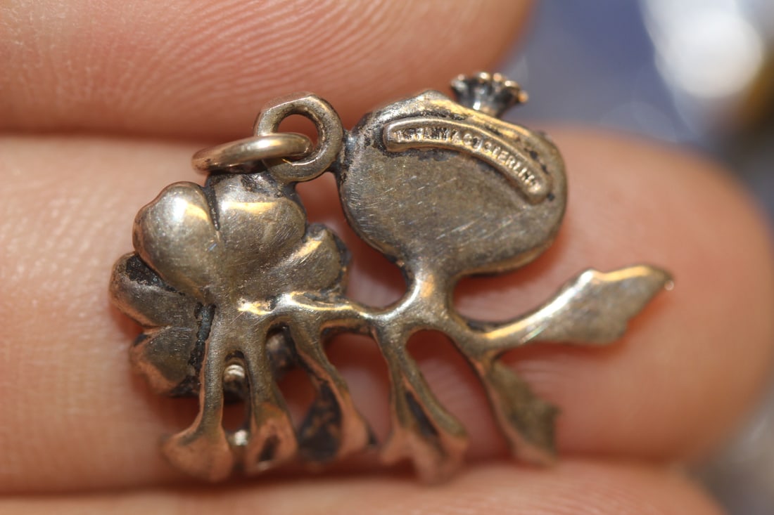 A signed Tiffany and Company Sterling Charm: or pendant