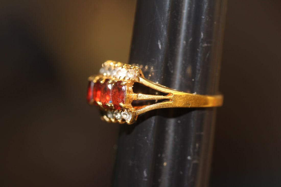 Gold Filled and Stone Ring - 3