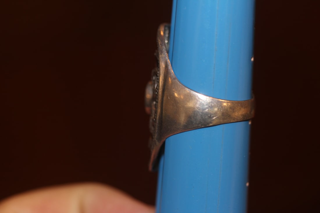 Vintage Onyx Ring - 4