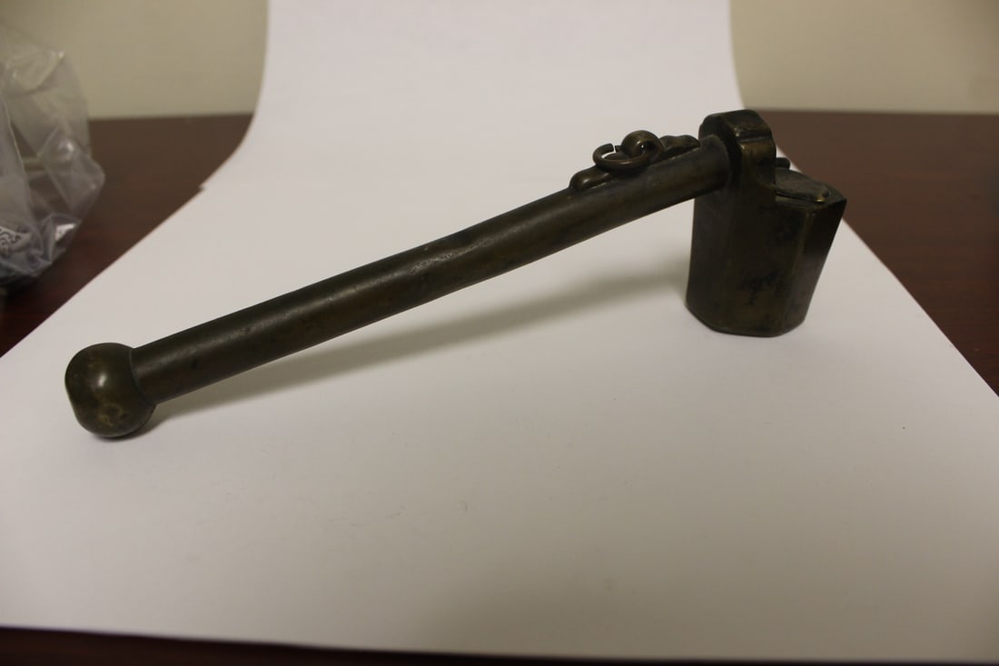 A Japanese Tobacco Holder: approximately 8 1/4" long