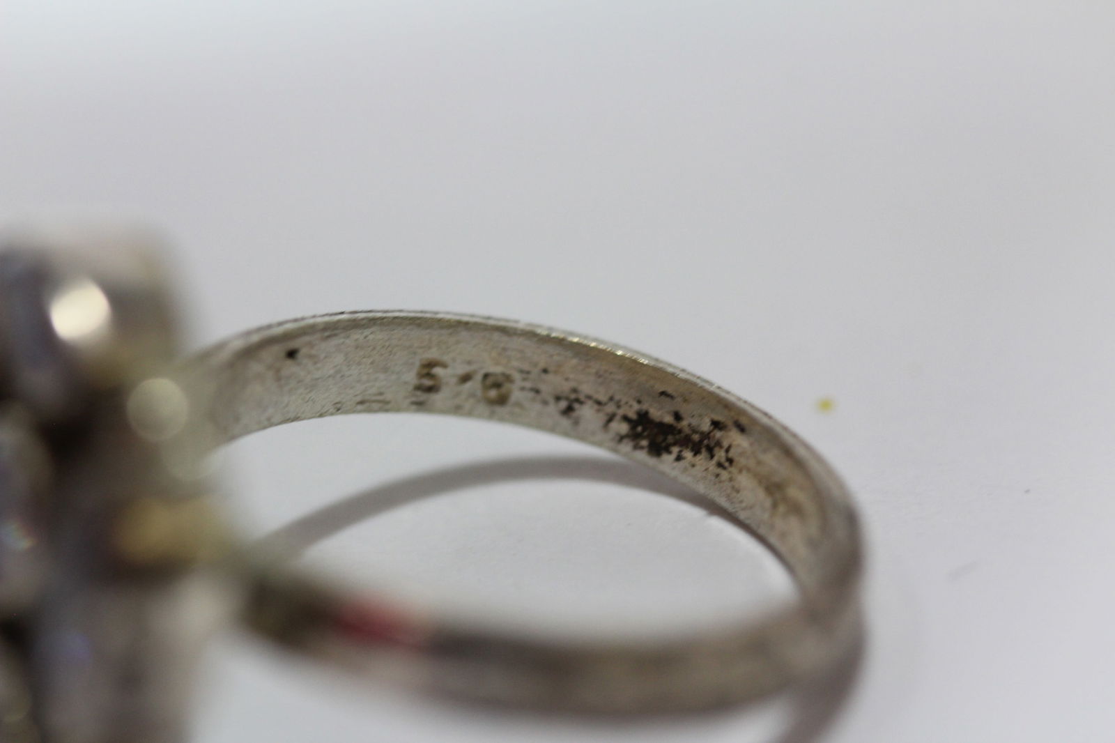 A Sterling and Gemstone Ring - 5