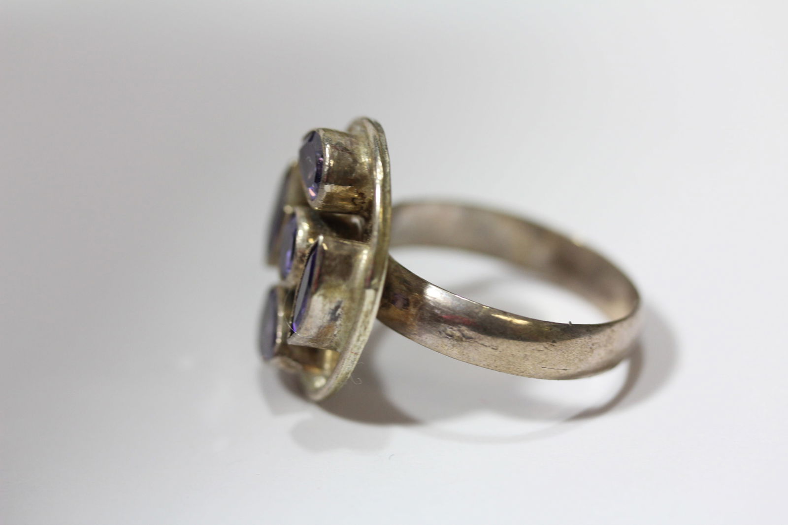 A Sterling and Gemstone Ring - 3