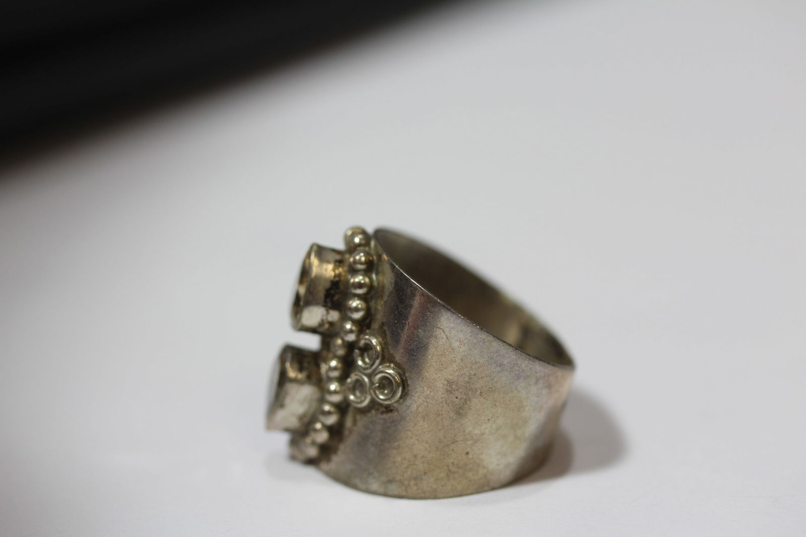 A Sterling And Gemstone Ring - 4