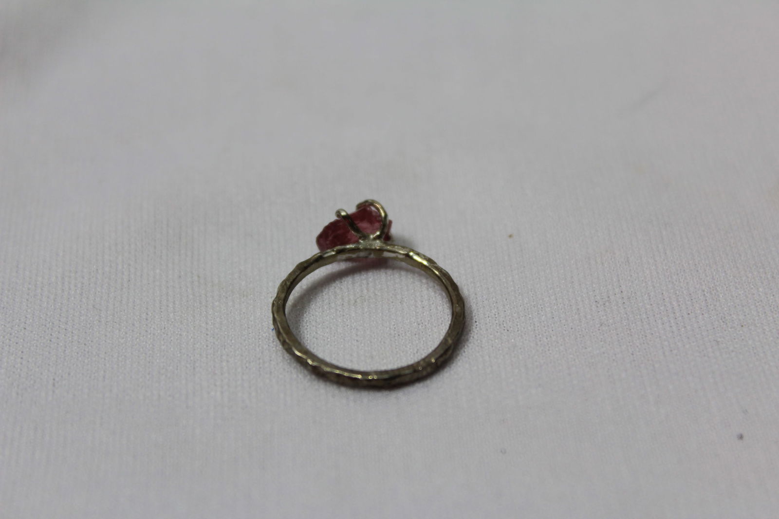 A Sterling and Stone Ring - 4