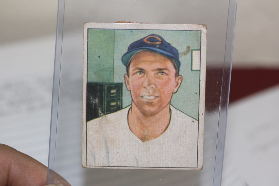 1950 Bowman Danny Litwhiler Baseball Card (1 of 2)
