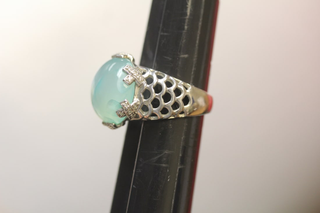 Sterling and Gemstone Ring - 2