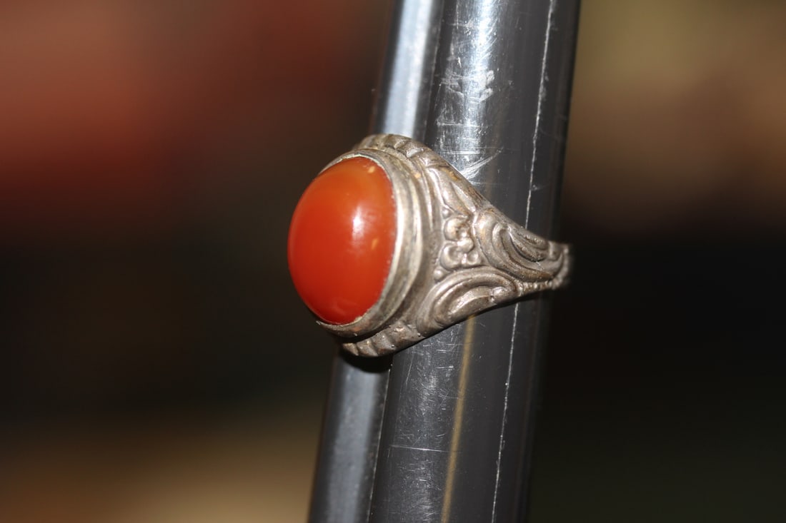 Antique Marked Silver Ring - 2