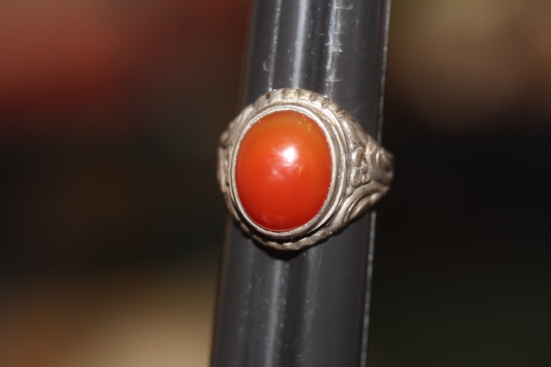 Antique Marked Silver Ring - 3
