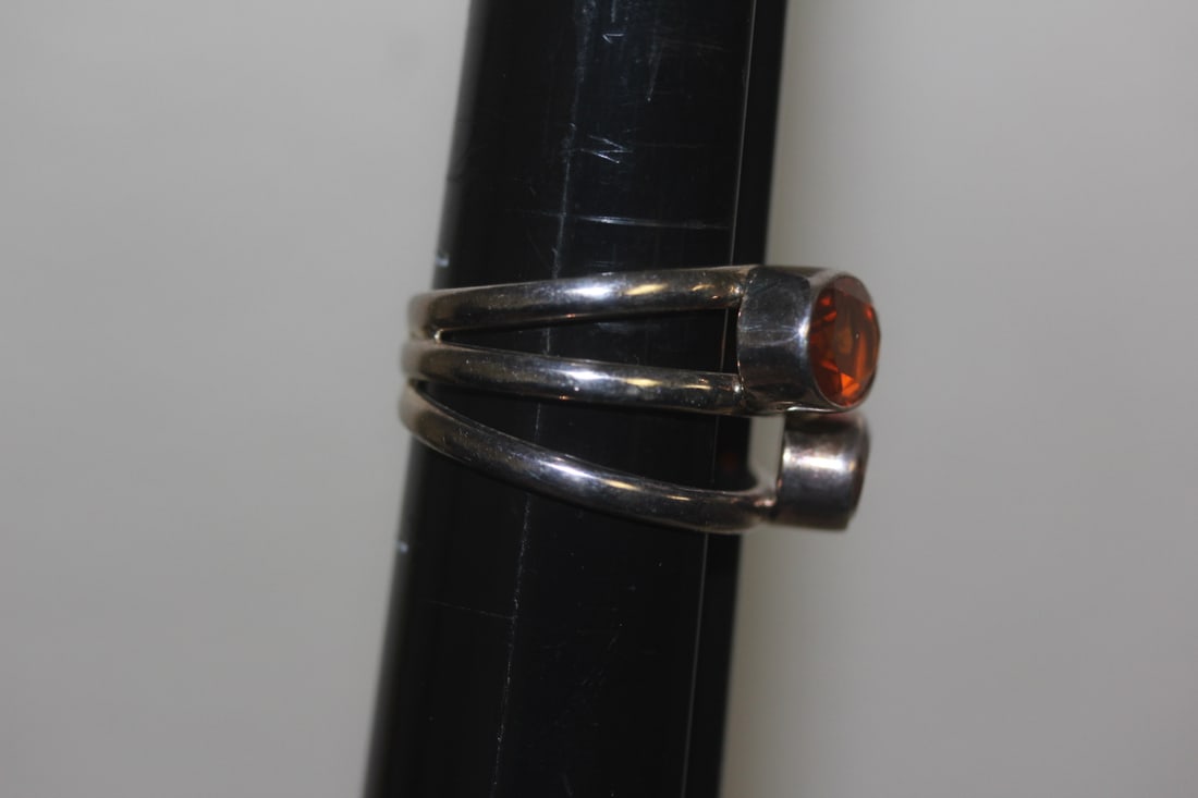 Sterling and Gemstone Ring - 2