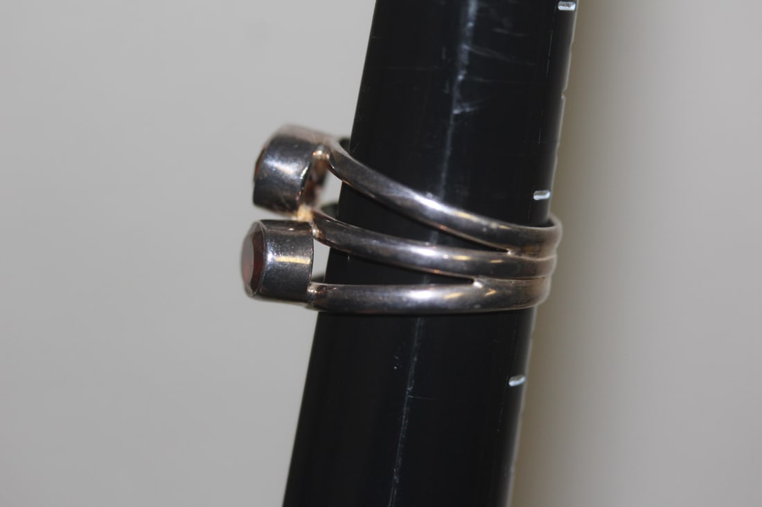 Sterling and Gemstone Ring - 4