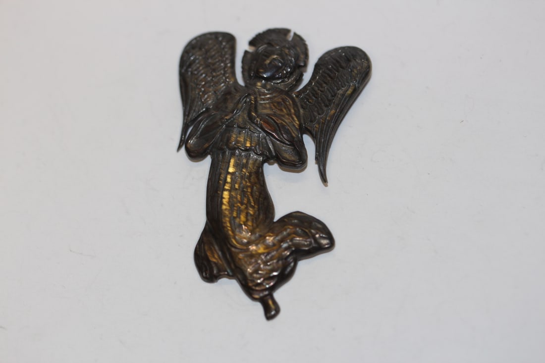 A Sterling Angel Pendant: approximately 2 1/2" long