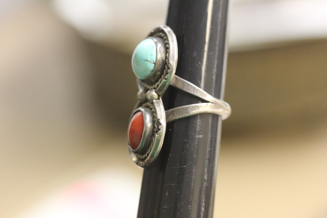 Native American Sterling Ring - 2