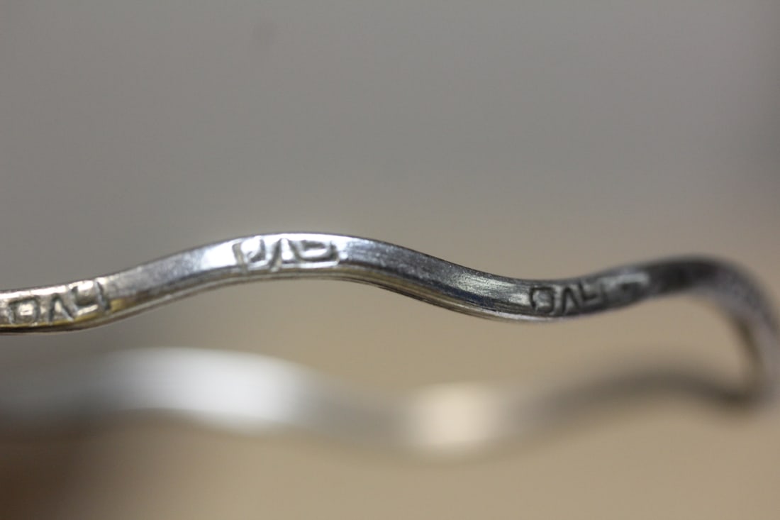 Dali? Sterling Bangle Bracelet - 2