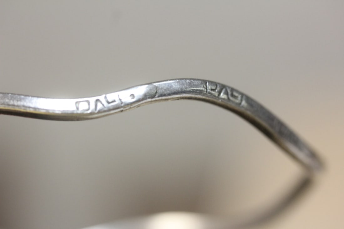 Dali? Sterling Bangle Bracelet - 3