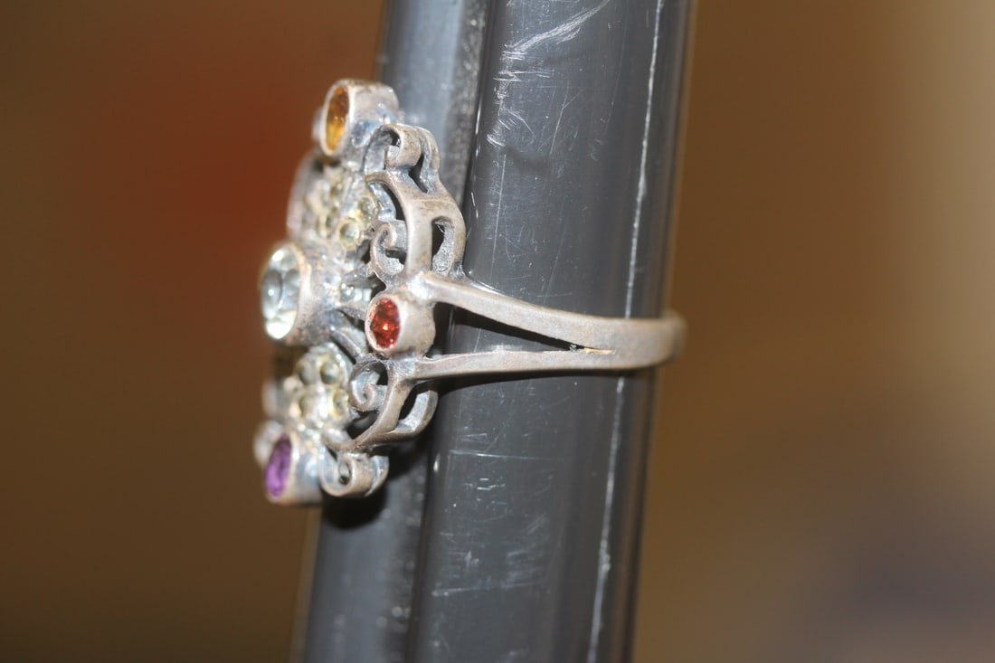 Sterling and Stone Ring - 3