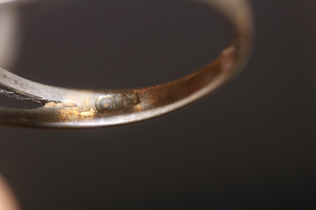 Sterling and Stone Ring - 5