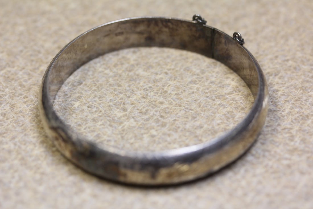 Sterling Bangle Bracelet - 2