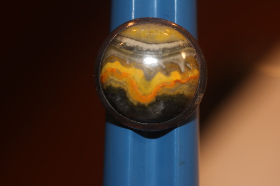 Sterling and Stone Ring: as shown