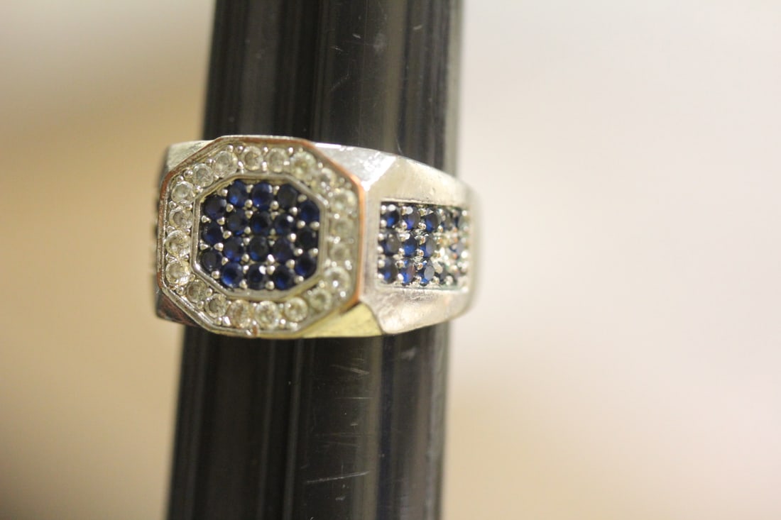 Sterling and Gemstone Ring - 3