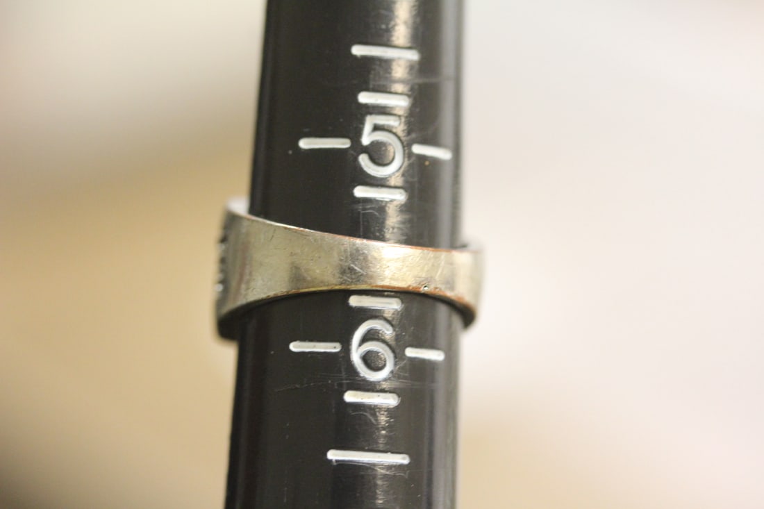 Sterling and Gemstone Ring - 5