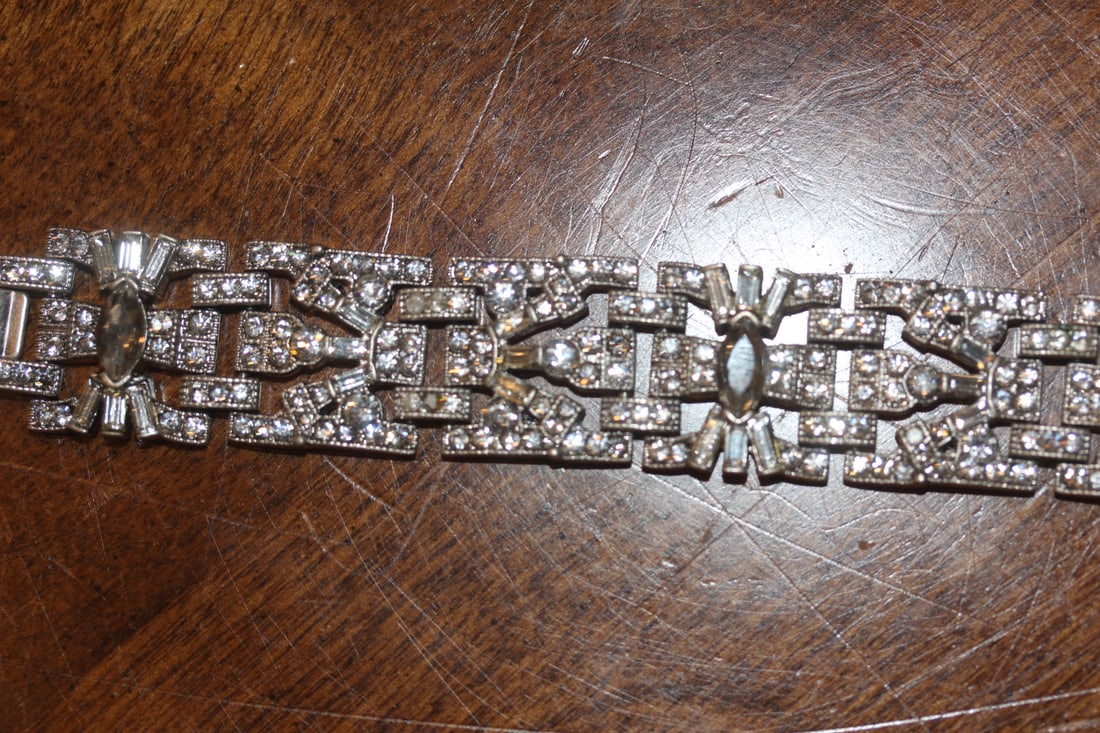 Rhinestone Bracelet - 4