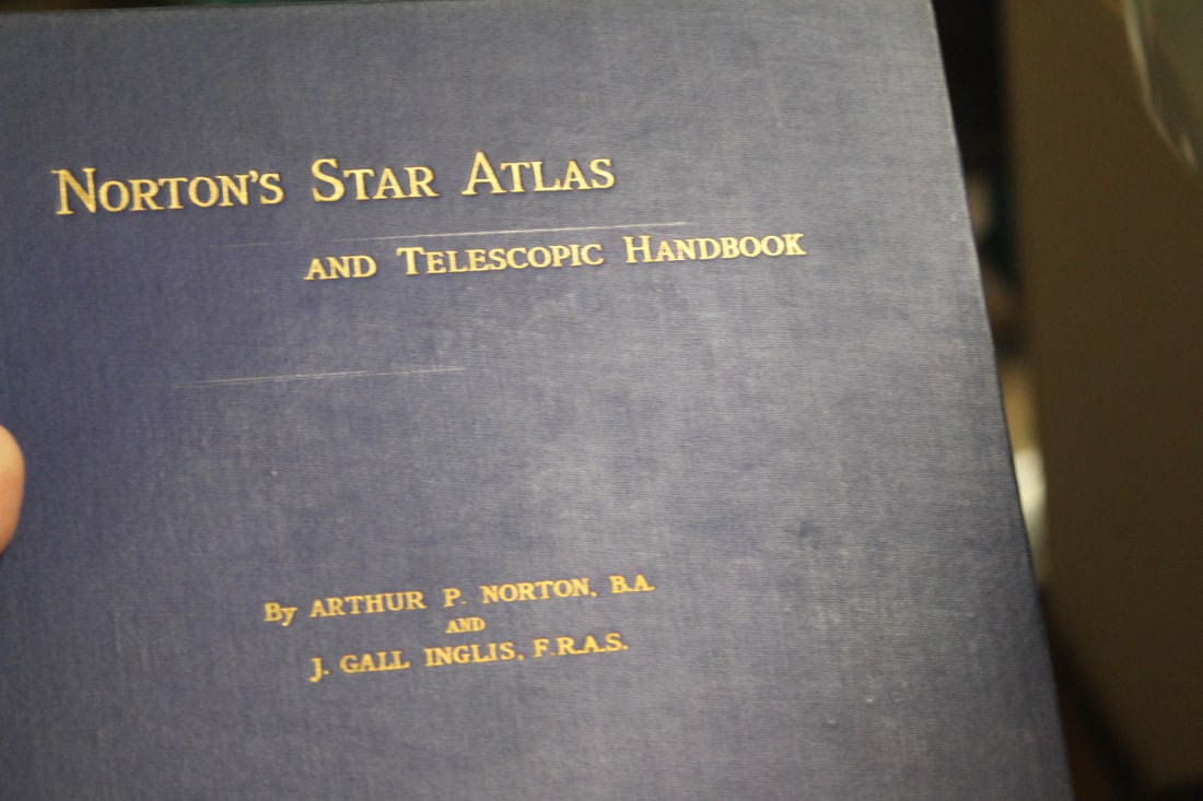 Hardcover Book: Norton's Star Atlas: as shown