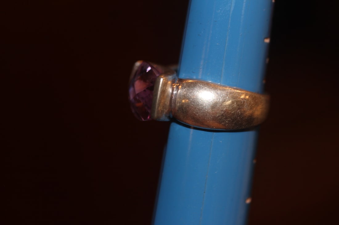 Sterling and Gemstone Ring - 3