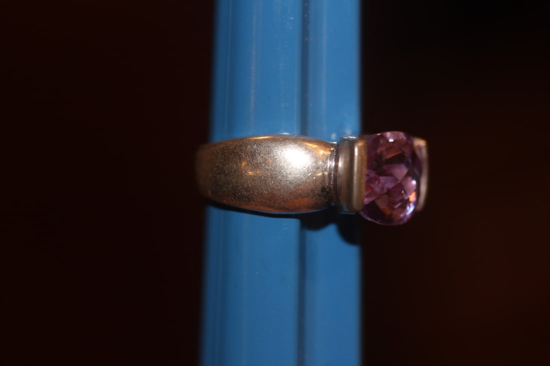 Sterling and Gemstone Ring - 6