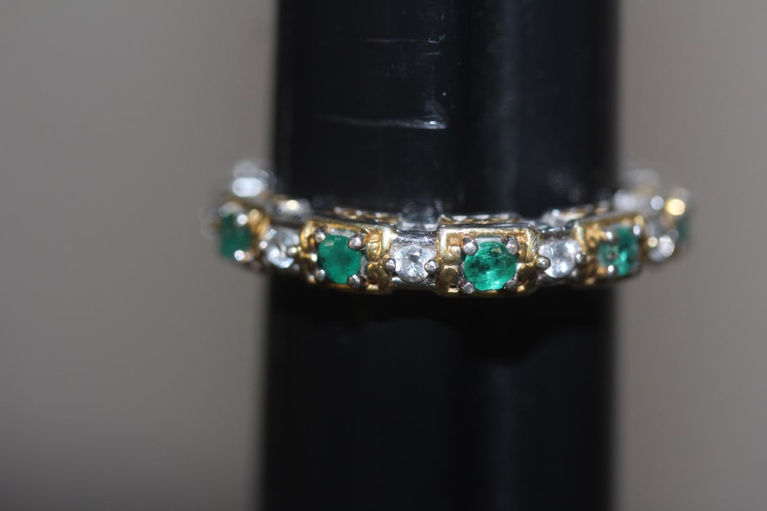 Sterling and Gemstone Ring (1 of 5)