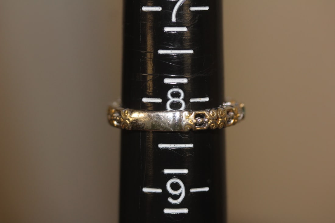 Sterling and Gemstone Ring - 3