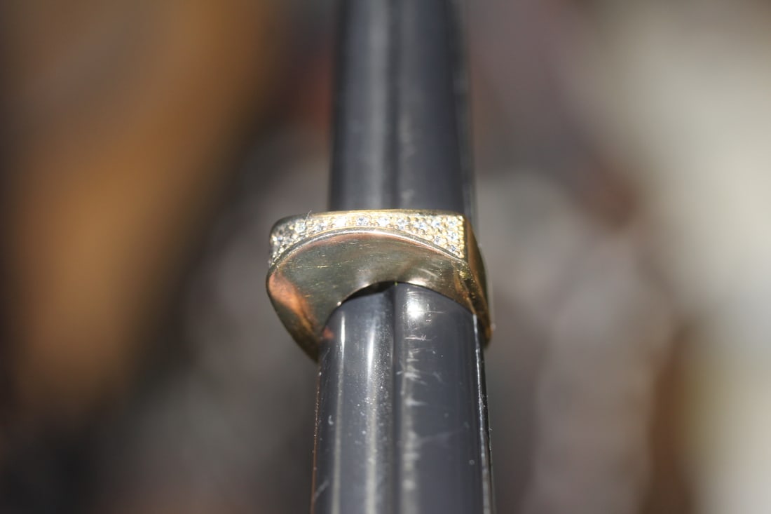 Retro Design Sterling Ring - 8