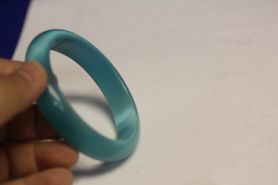 Good Translucent Jadeite Bangle Bracelet - 4