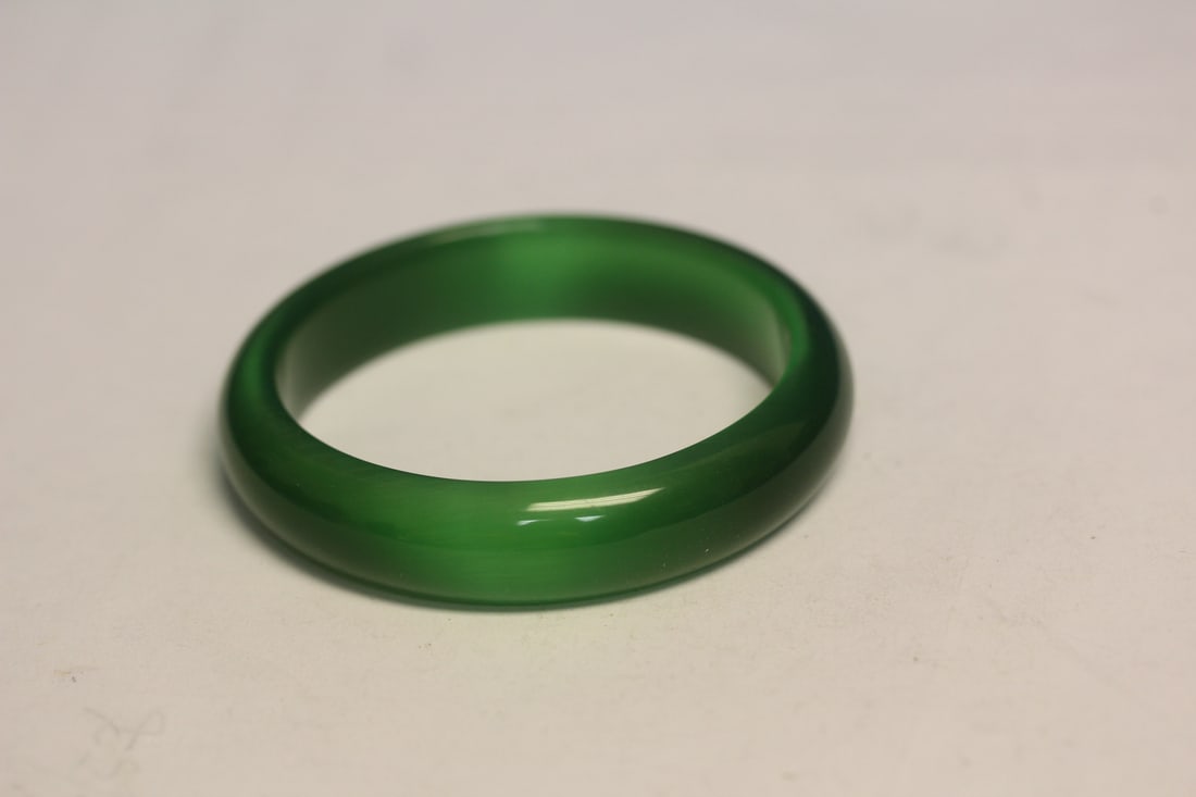 Good Translucent Jadeite Bangle Bracelet - 4