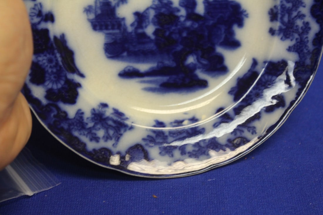 Flow Blue Plate - 4