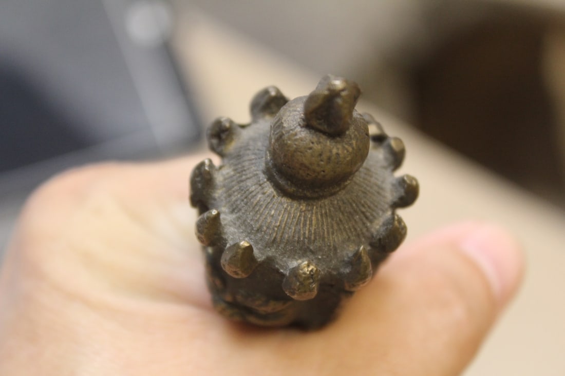 Solid Bronze Tibetan Dagger? - 12