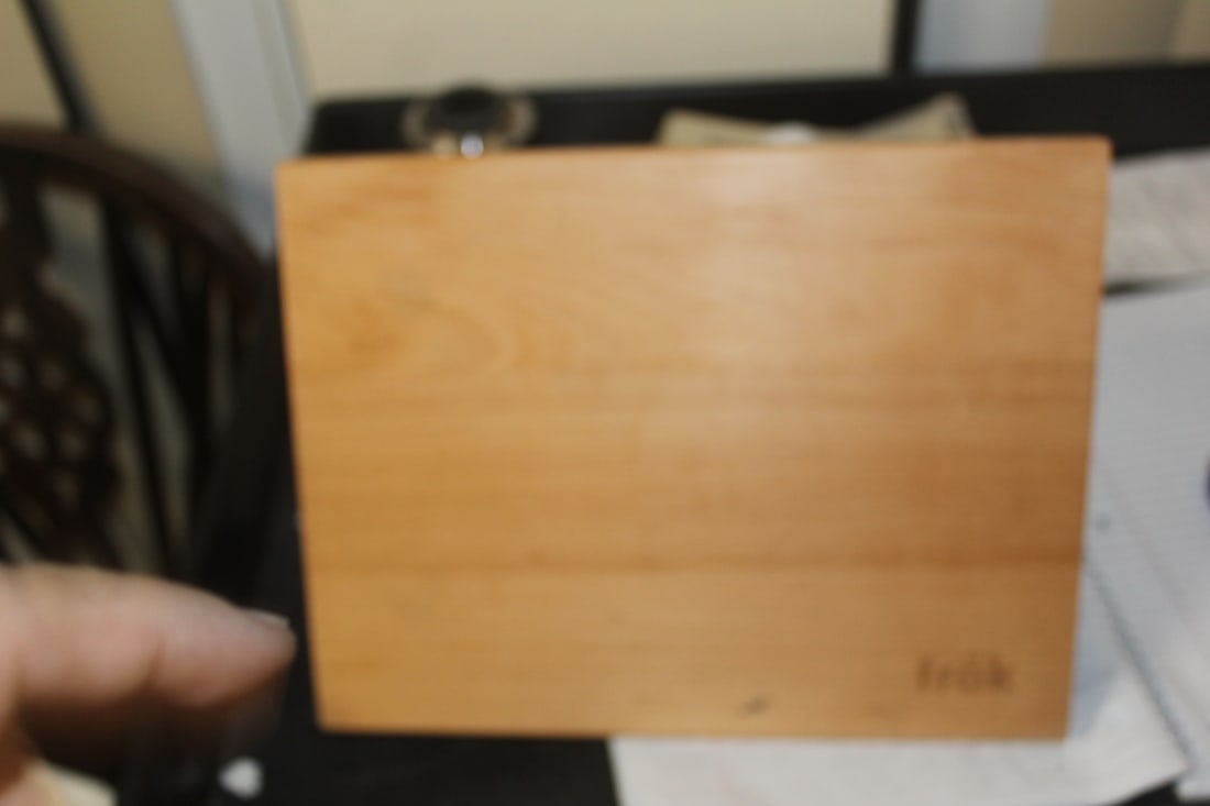 Krok Cutting Board: mid century modern-style - 8 1/2" x 11"