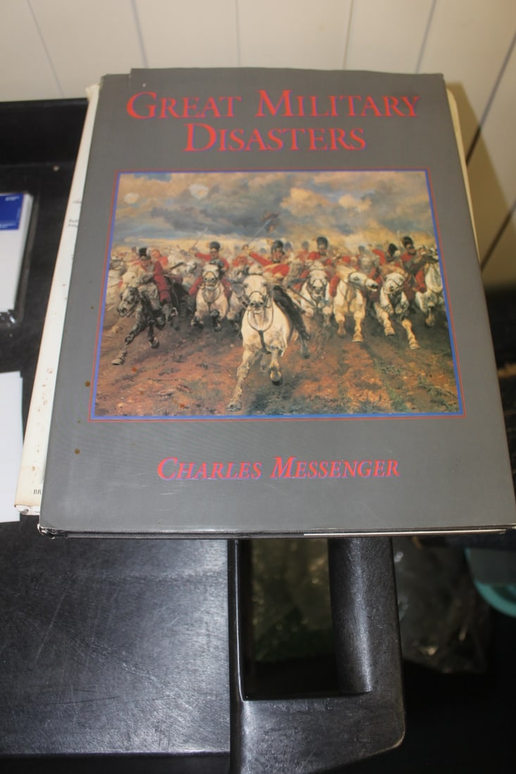 Hardcover Book Great Military Disasters: as shown