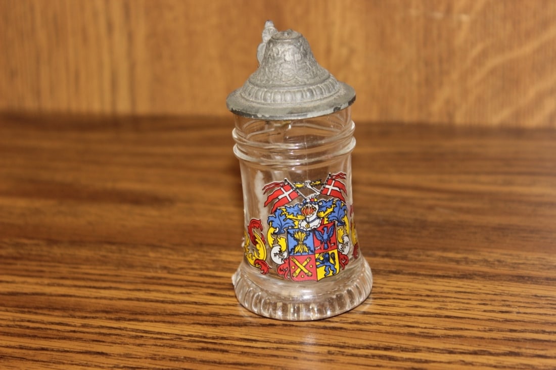 A Miniature Glass Stein: 3 5/8" tall