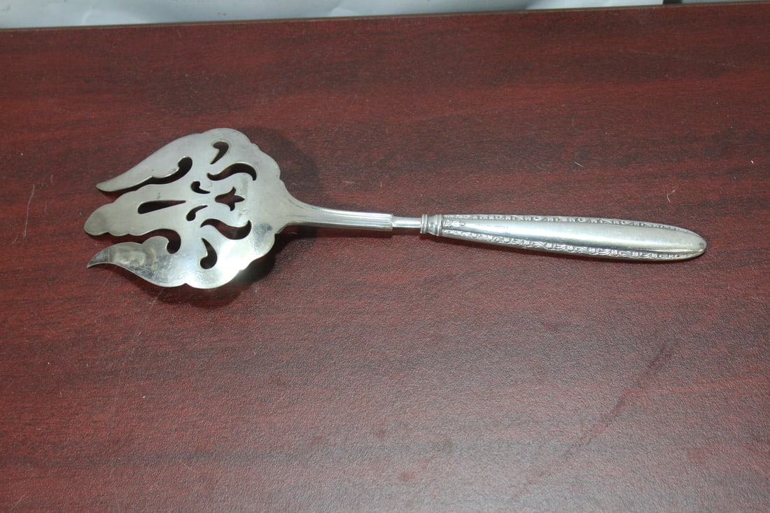 A Sterling Handle Serving Fork - 2