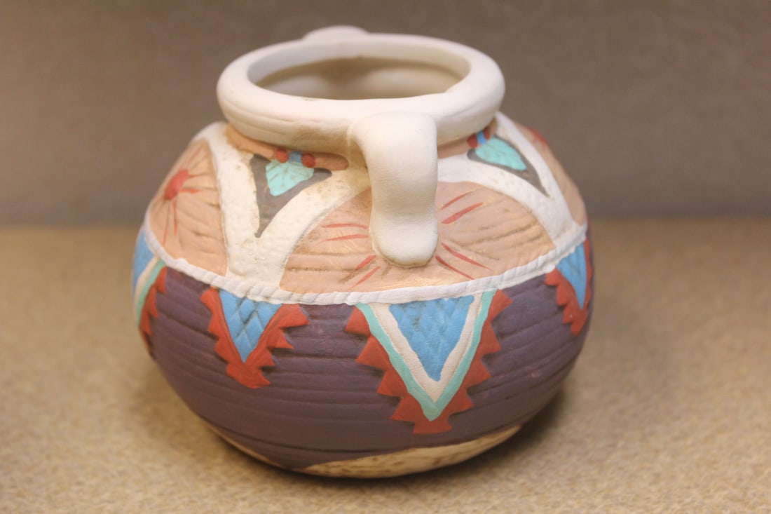 Ceramic Two Handle Pot - 4