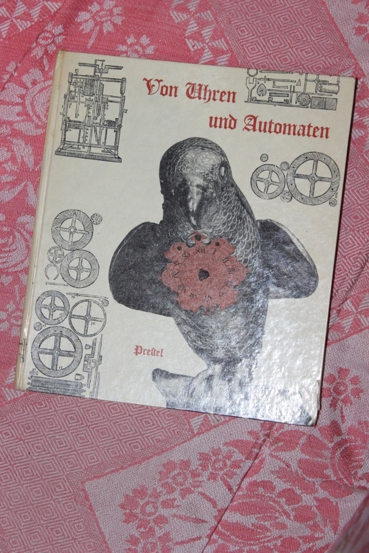 Hardcover German Book on Clocks and Machines: Von Uhren and Automaten