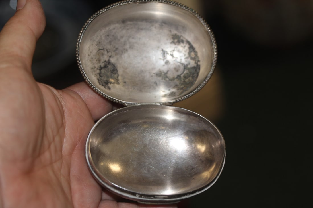 Monogrammed Silverplate Box - 2