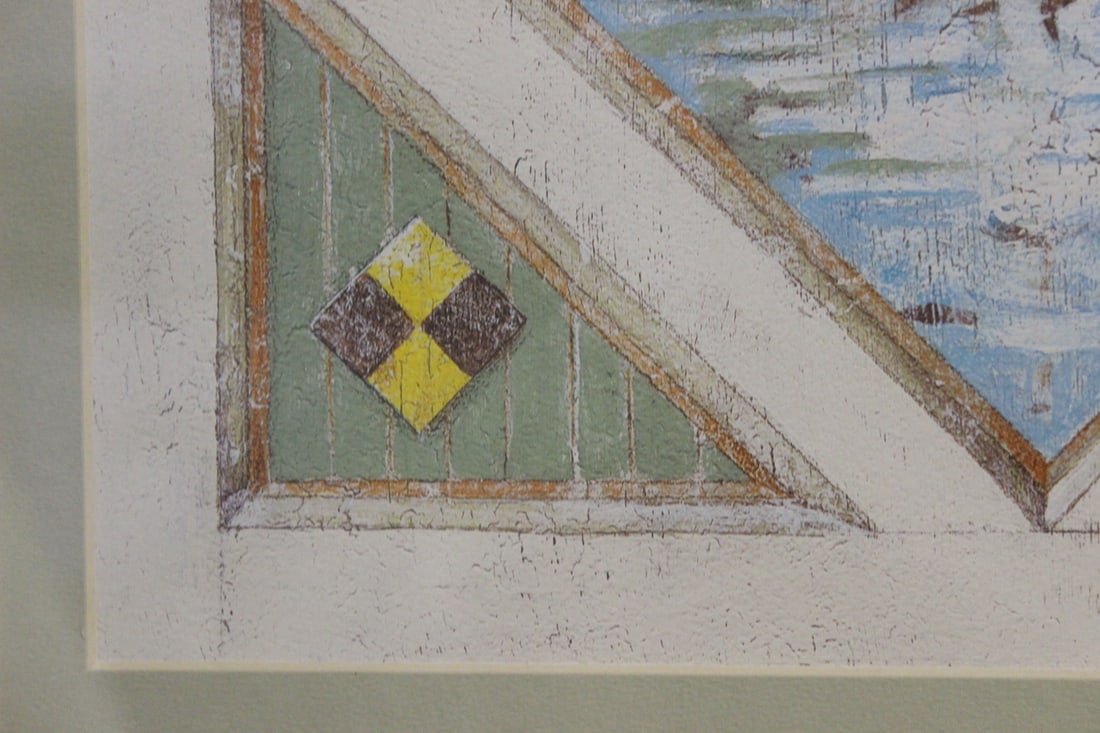 A Framed Lithograph - 5