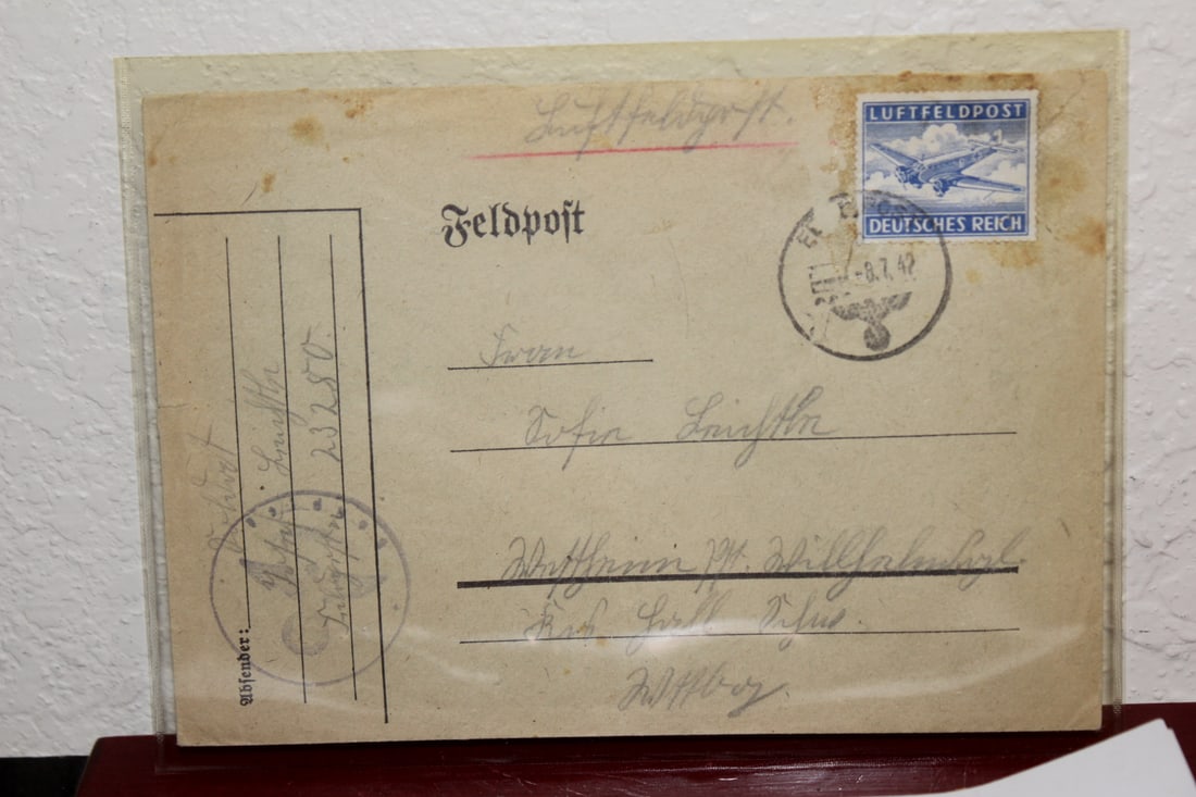 German World War II Stamped Envelope (1 of 5)