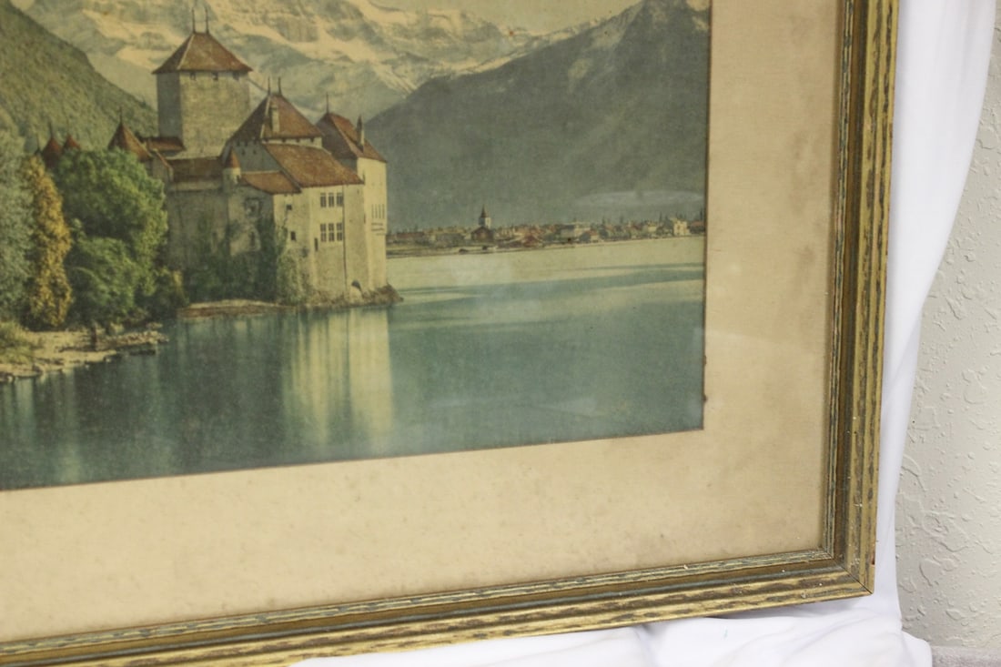 A Framed Old Print - 4