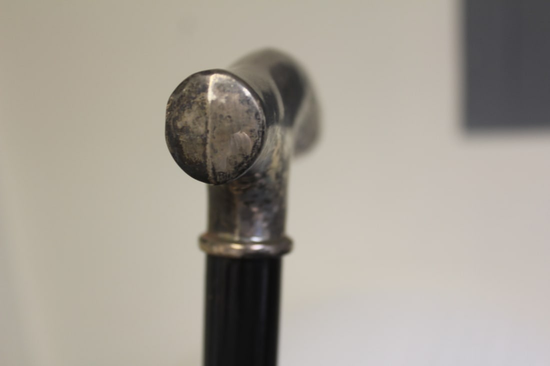 Sterling Handle Cane - 3