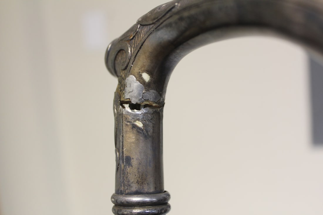 Sterling Handle Cane - 3