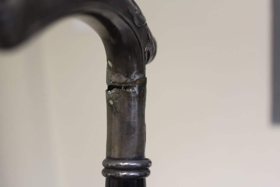 Sterling Handle Cane - 4