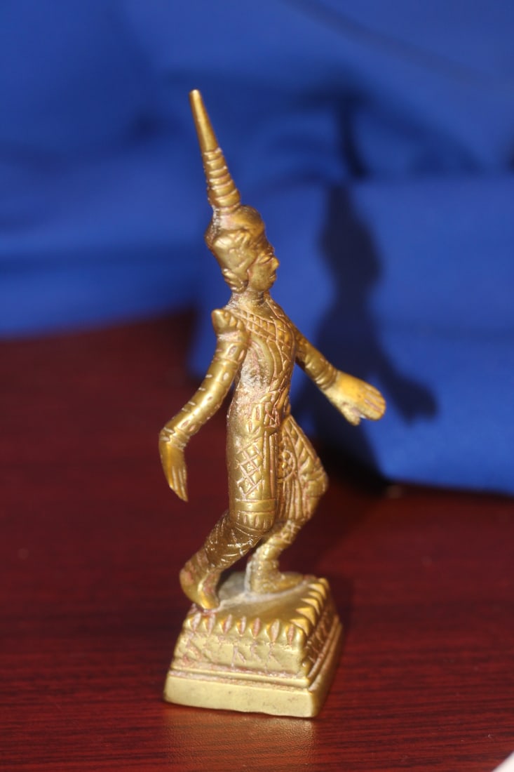 A Solid Brass or Bronze Thai Dancer - 2
