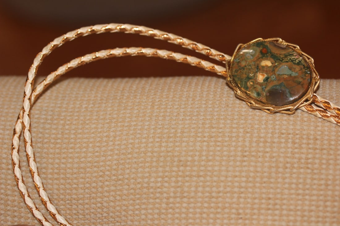 Jasper Stone Bolo Tie - 2